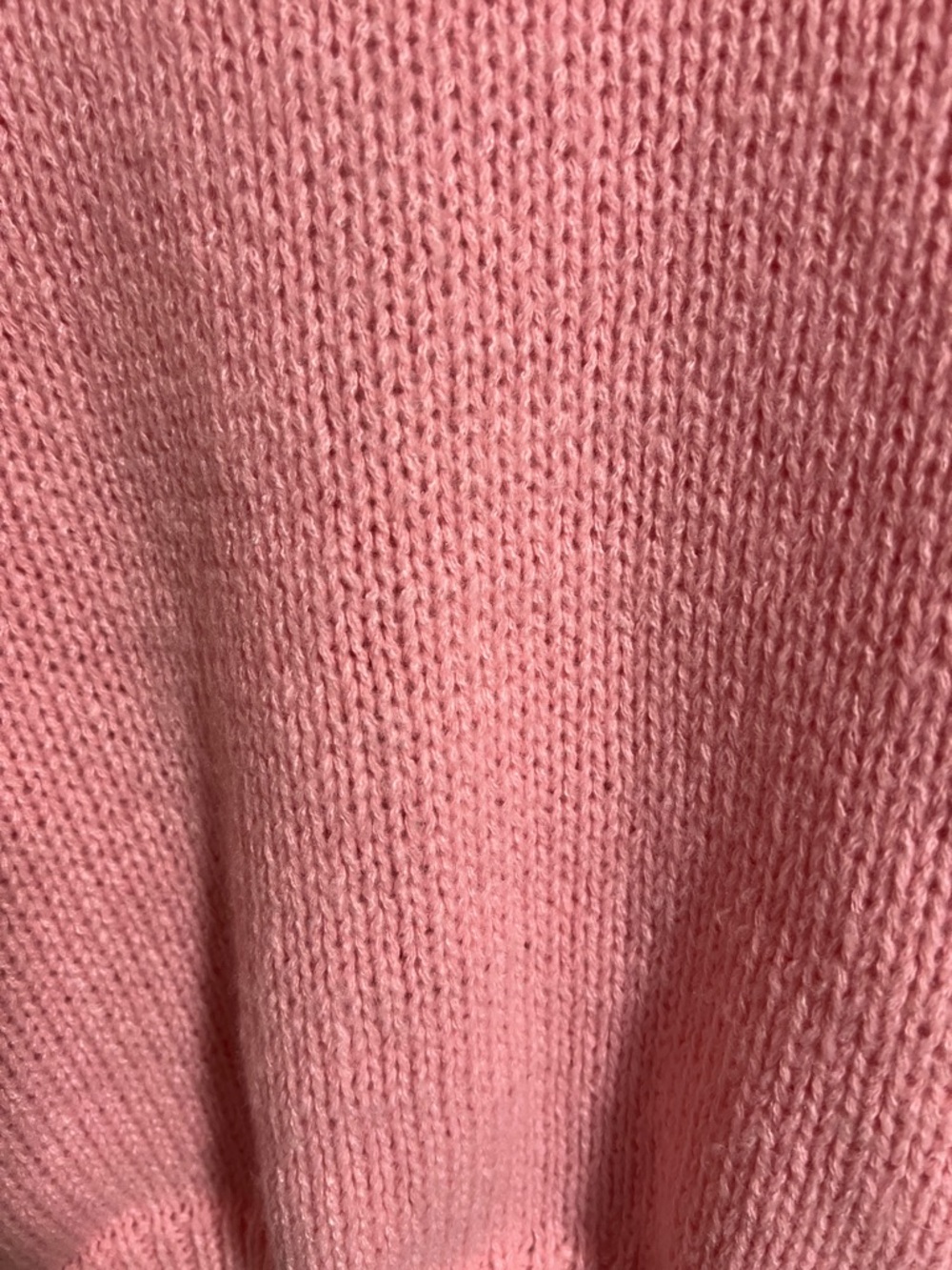 Luna Ivy Pink Strawberry Appliqué V-Neck Cardigan Sweater - Picture 8 of 12